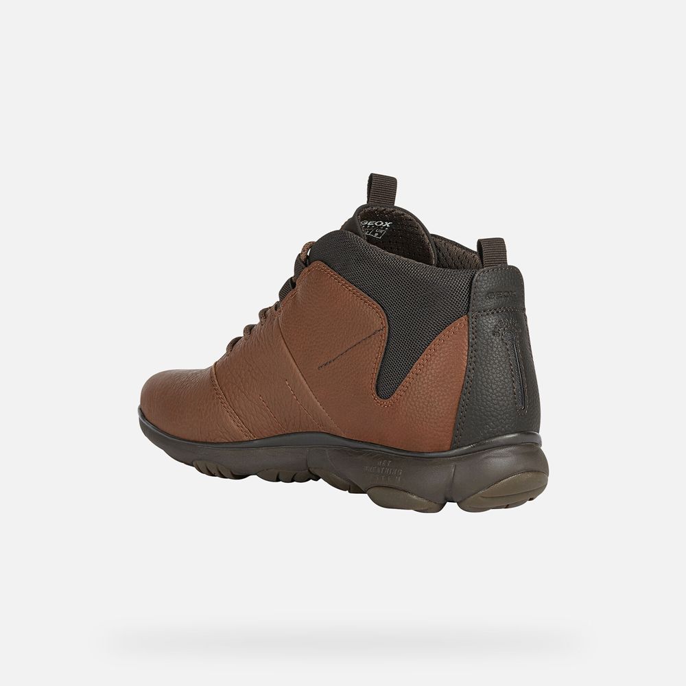 Botas Geox Homem Marrom - Nebula 4X4 Abx - NMRGK3572